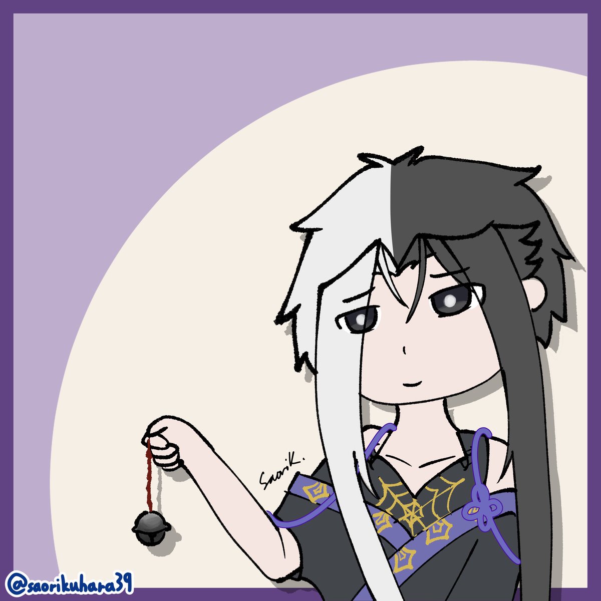 saorikuhara39's tweet image. I will draw him at least once a year, on this day.
Happy Anniversary, Oboro. 🖤
#ninjashadow