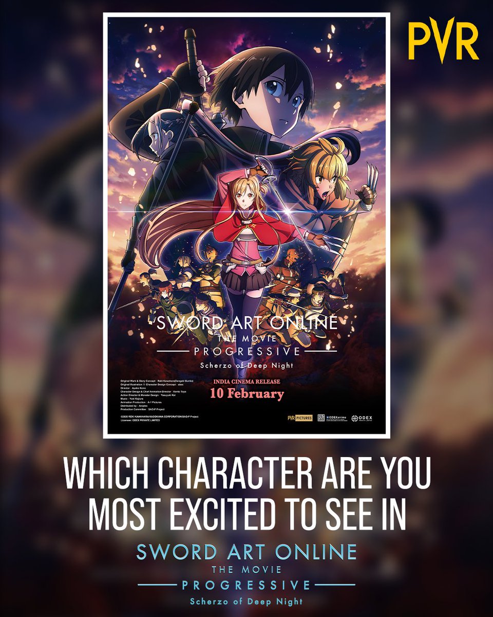 P V R C i n e m a s on X: Which character are you most excited to