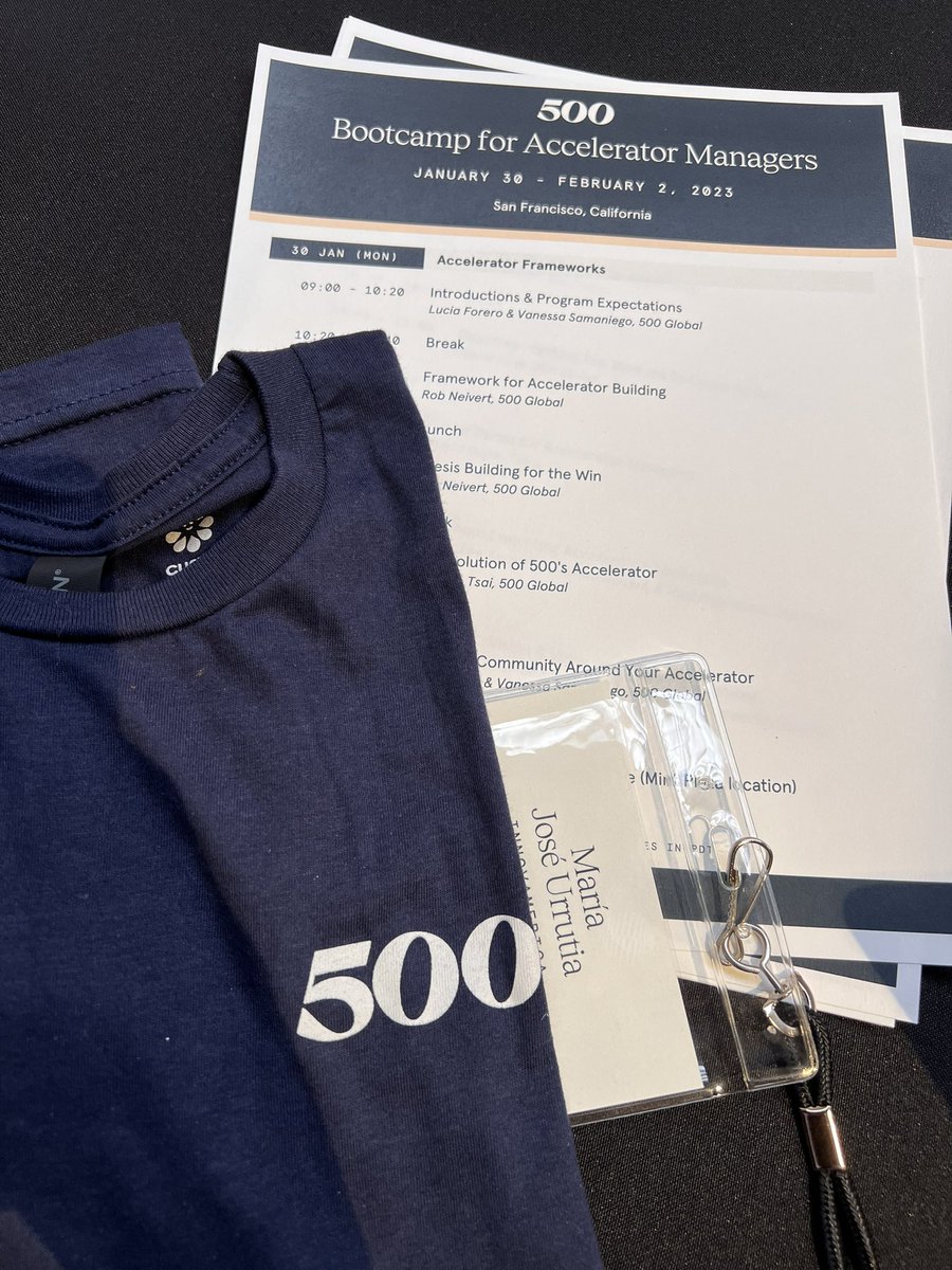 Amazing first day in <a href="/vcunlocked/">VC Unlocked</a> by <a href="/500GlobalVC/">500 Global</a> ! Learning a lot to contribute to our sustainable ecosystem from the Chilean Patagonia to the world. Stay tuned. It just the beginning 💥 <a href="/evasiebert/">eva siebert</a>