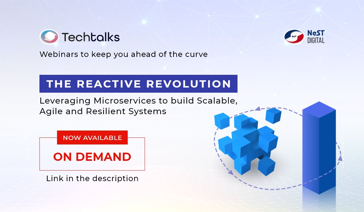 NeSTdgtl's tweet image. Leverage the power of Microservices to build the most resilient and agile systems! Register &amp;amp; watch the webinar now!
Now available OnDemand - don&apos;t miss out!
Click Here: forms.office.com/r/YL8UMVgGZx
#NeSTDigital #EngineeringTransformation #ReactiveMicroservices #Microservices