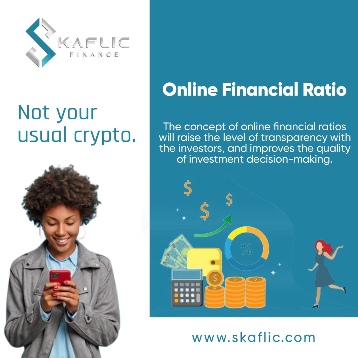 PercyFrank16's tweet photo. The concept of online financial ratios will raise the level of transparency with the #investors, and improves the quality of investment decision-making.

Check out more Uniqueness of #Skaflic $flic when you visit https://t.co/fhVdh3atrD

Follow @SkaflicOfficial for recent updates https://t.co/pqjcefxJIY