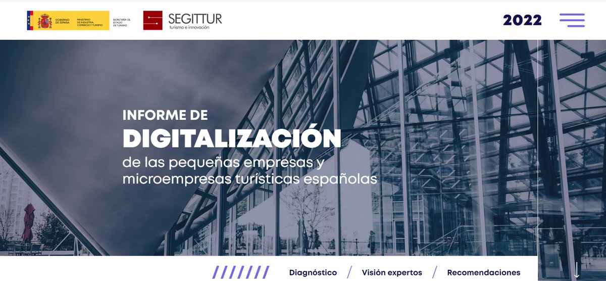 El nivel de digitalización de las pymes turísticas en España es del 31,2%, según estudio elaborado por 
<a href="/SEGITTUR/">SEGITTUR</a> con apoyo <a href="/KPMG/">KPMG</a> y sector turismo. 

El informe completo, resumen ejecutivo, guía  recomendaciones y formulario autodiagnóstico disponible en pymeturisticadigital.es
