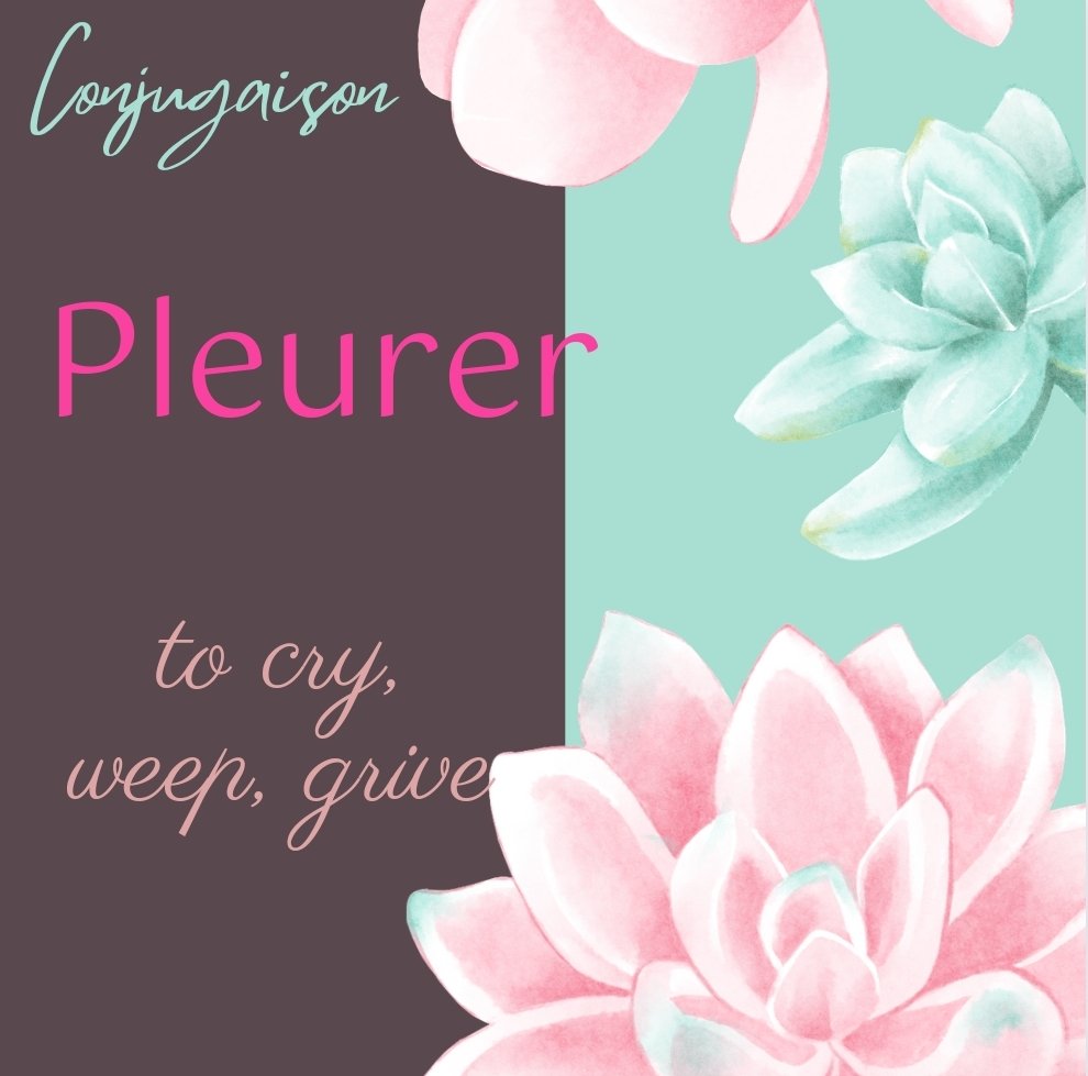 frenchschooling's tweet photo. Conjugaison du verbe: pleurer 
https://t.co/D1spc444YD https://t.co/2FqN4bRfth
