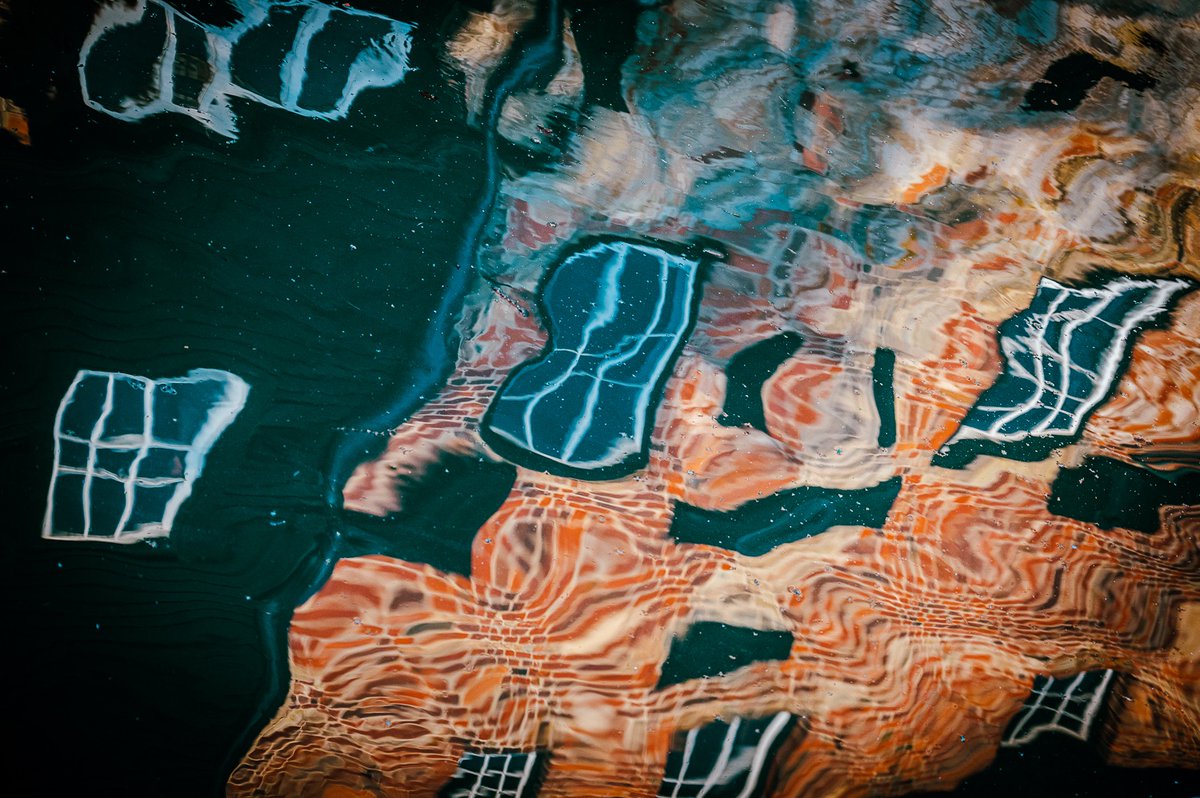 Houghton Mill reflecting in winter sunshine yesterday. <a href="/nationaltrust/">National Trust</a> #houghtonmill #cambridgeshire #mill #reflections #z6ii #abstract