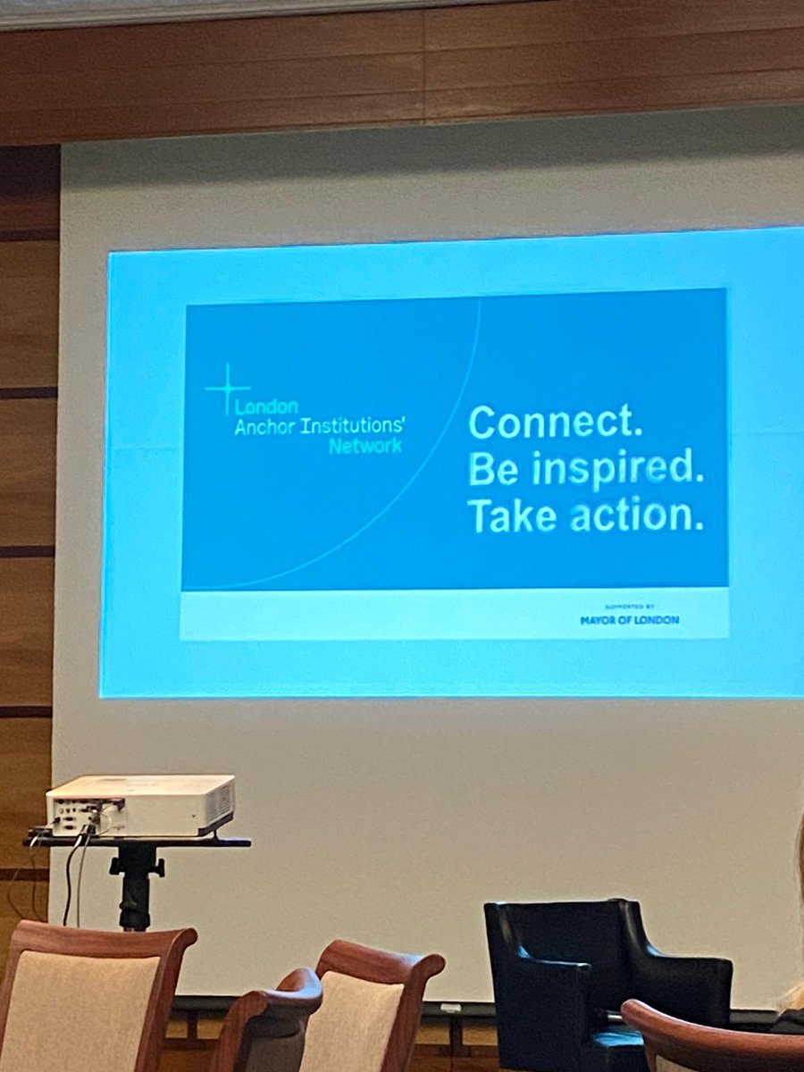 It's fantastic to be at London Anchors Institutions’ Network Annual Conference today discussing how #LondonAnchors can work together, share expertise, and make changes to institutional practice - to deliver real impact for local people ⚓️

🧵⤵️