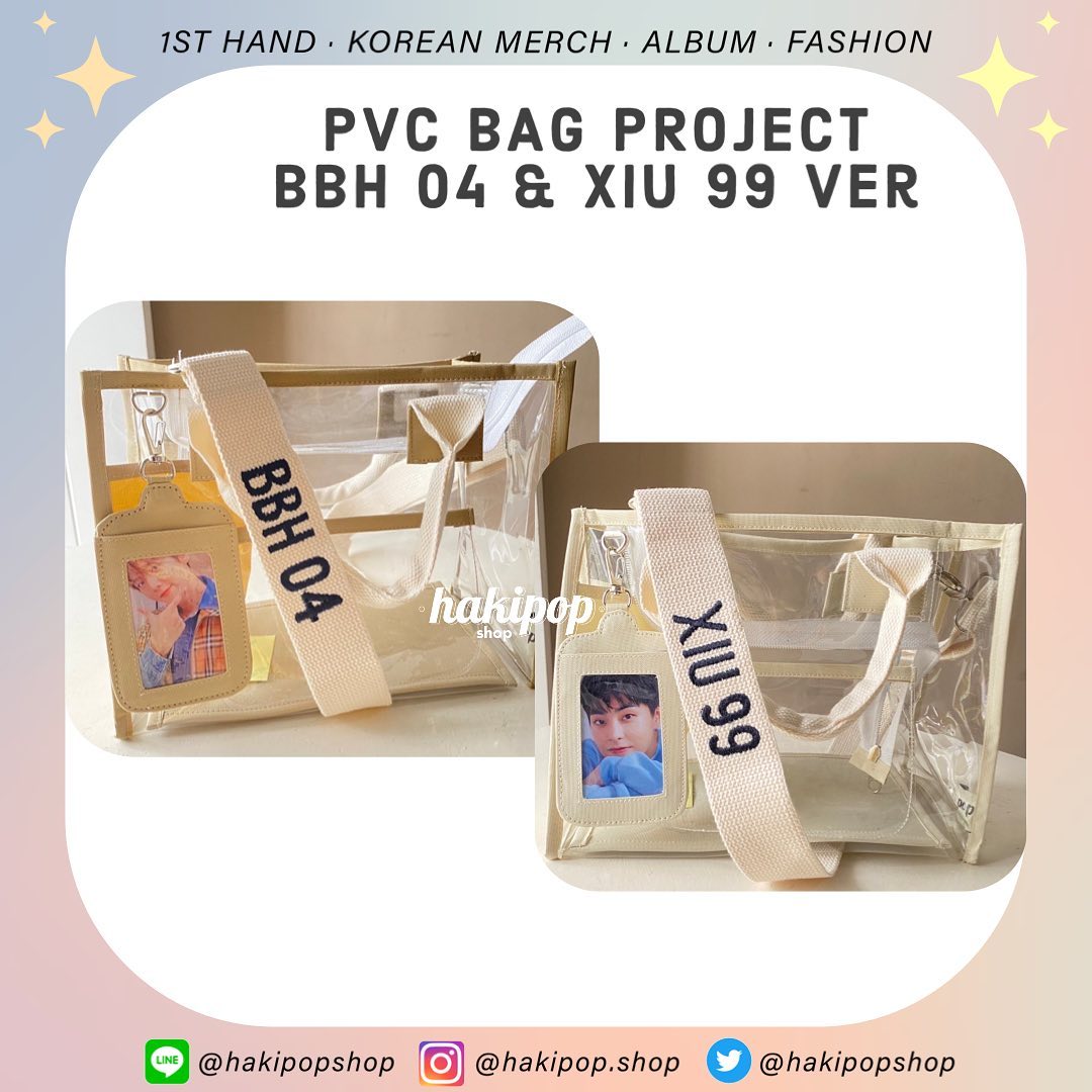 hakipopshop's tweet image. Open PO PVC Bag Project Baekhyun’s Discharge &amp;amp; Xiumin Birthday 🥳🥳🥳
Close 10 Februari 
💰 150k DP 100k 
Minat bisa isi form PVC Bag Project di bio 🥳 
#PVCBag #EXO #BAEKHYUN #XIUMIN