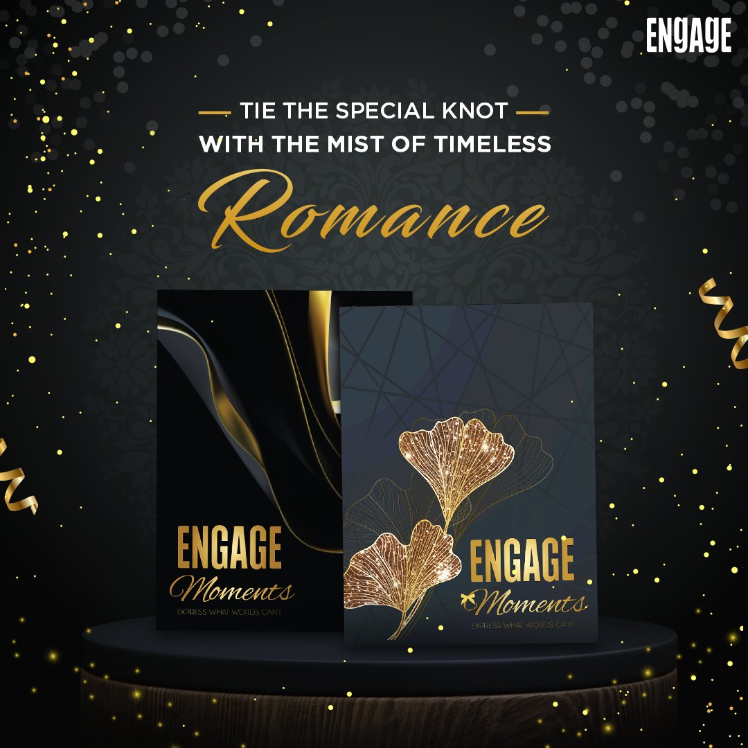 Bring a smile to special ones with Engage wedding special gift boxes for a new chapter in their lives. It’s an experience in a bottle that lets you become an integral part of the most special days of their lives!

#EngagePerfumes #EngagebyITC #EngageFragrances #Love #Elegance