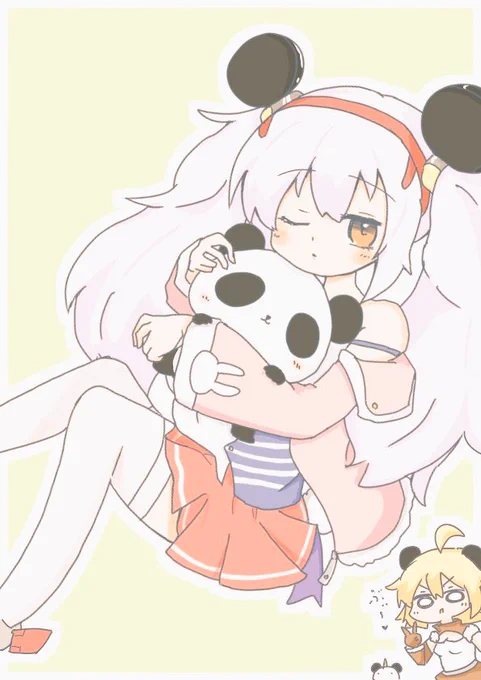 パンダと化したラフィーちゃん#アズールレーン 