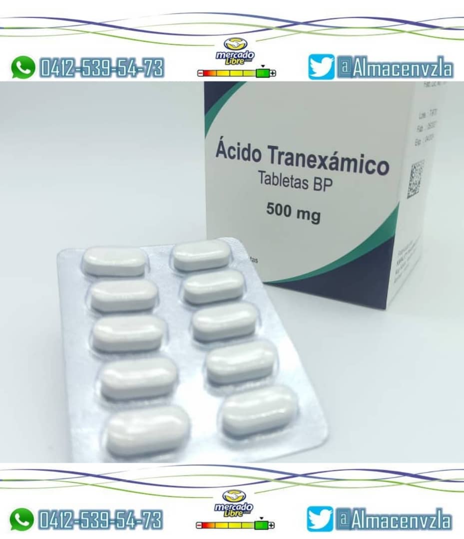 Disponible Ácido Tranexámico 500mg

#AcidoTranexamico #Almacen #Medicinas #Venezuela