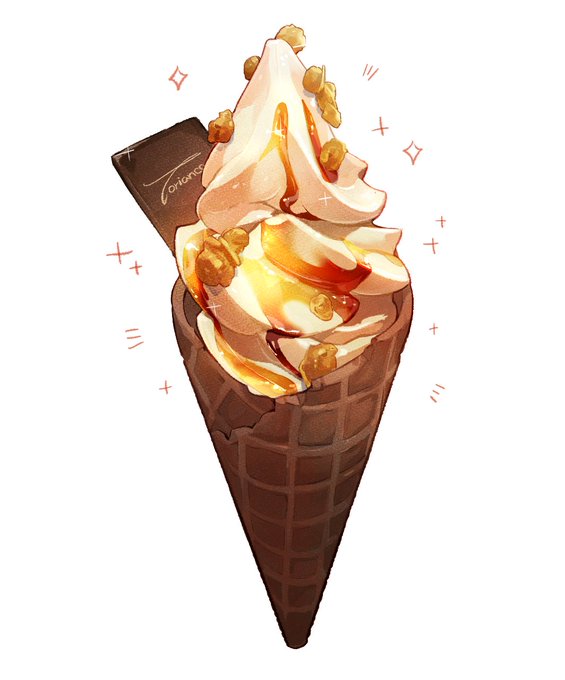 「simple background soft serve」 illustration images(Latest)