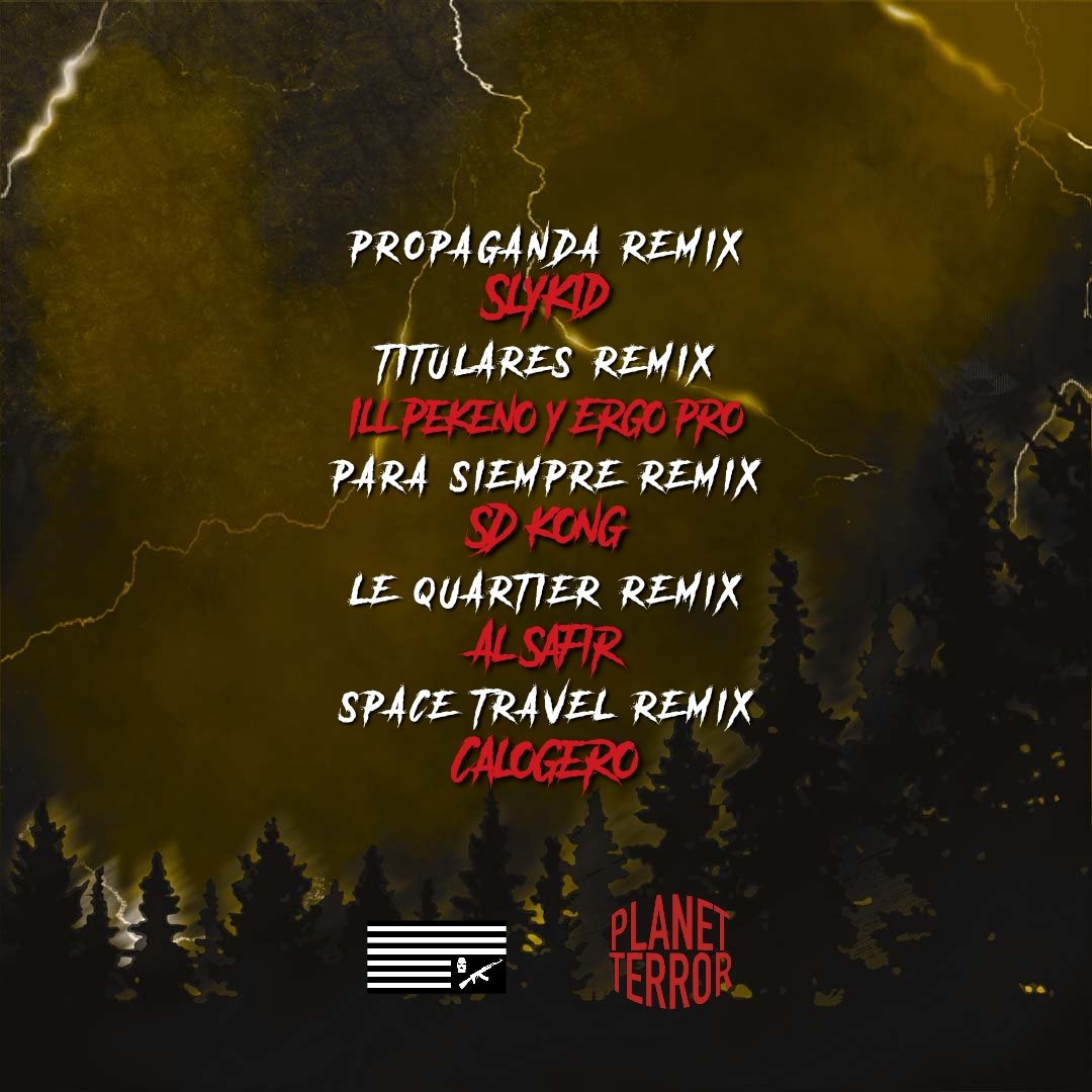 velainfamous's tweet photo. 🚨🚨🚨

PLANET TERROR REMIXES

A LAS 00:00 EN TODAS LAS PLATAFORMAS DIGITALES

MIL GRACIAS A LOS 6 FUERAS DE SERIE QUE ACEPTARON DARLE UNA VUELTA DE TUERCA MAS A CADA TRACK ❤️🙏 https://t.co/QtWKNPvoAZ