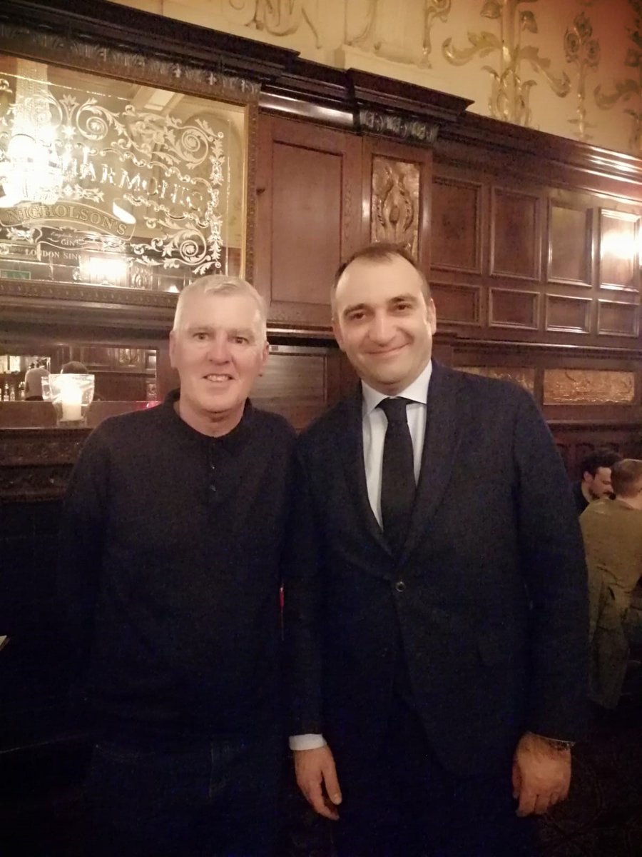 #Eurovision2023 | Our very own @kevmcmanus7 Head of #UNESCO Music gave Mayor of #Turin a tour of iconic music and cultural venue @liverpoolphil music room with CEO Michael Eakin - rounded off by authentic #Scouse cuisine @PhilharmonicPub ahead of tonight's @Eurovision handover 🎶