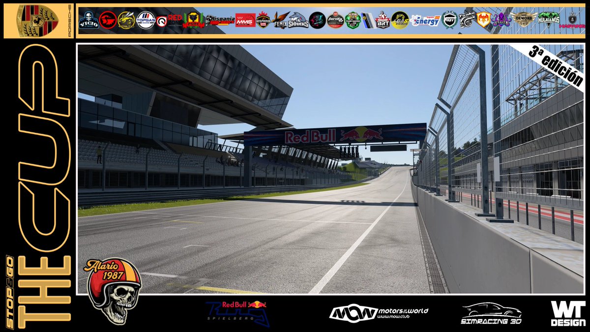 Esta noche a partir de las 21:15h. y desde Red Bull Ring, nueva cita con <a href="/alario1987/">Alario87 TV</a> en twitch !!!

3 escuderías lucharán por 2 plazas en la repesca e inmediatamente después, las 14 supervivientes buscarán el pasaporte a SEMIFINALES de la #IIITheCUP.

#OnlyForBraves