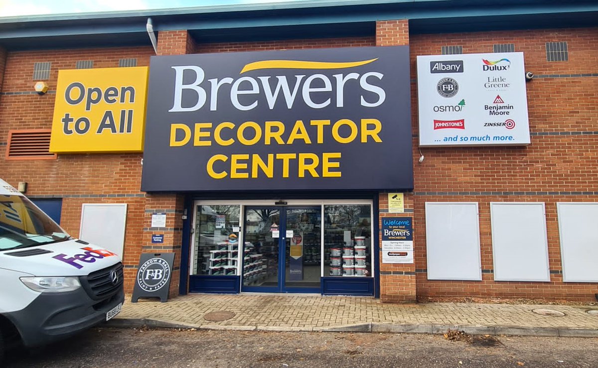 GraffitiSigns_'s tweet photo. Here's a sneak peak into a few recent installs we've completed for @brewerspaints.

Are you looking to roll out new signage for multiple stores? Get in touch now!

Call us on 01435 866763 or email us at sales@graffitidesign.co.uk
#signmakers #signcompany #projectmanager  #signage https://t.co/BGGmhp6KLe