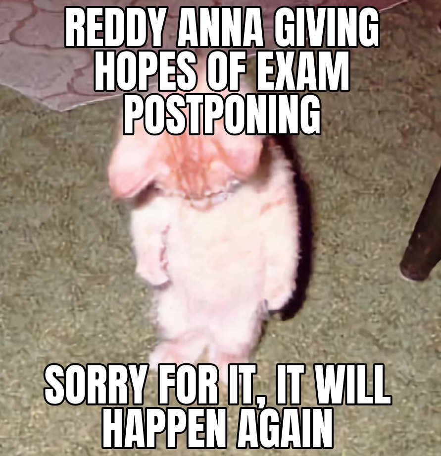 Uncleboob1's tweet photo. #rguhs #postponembbs #MBBS #Exams
#postponeRS3RS4exams https://t.co/vR6KCefm28