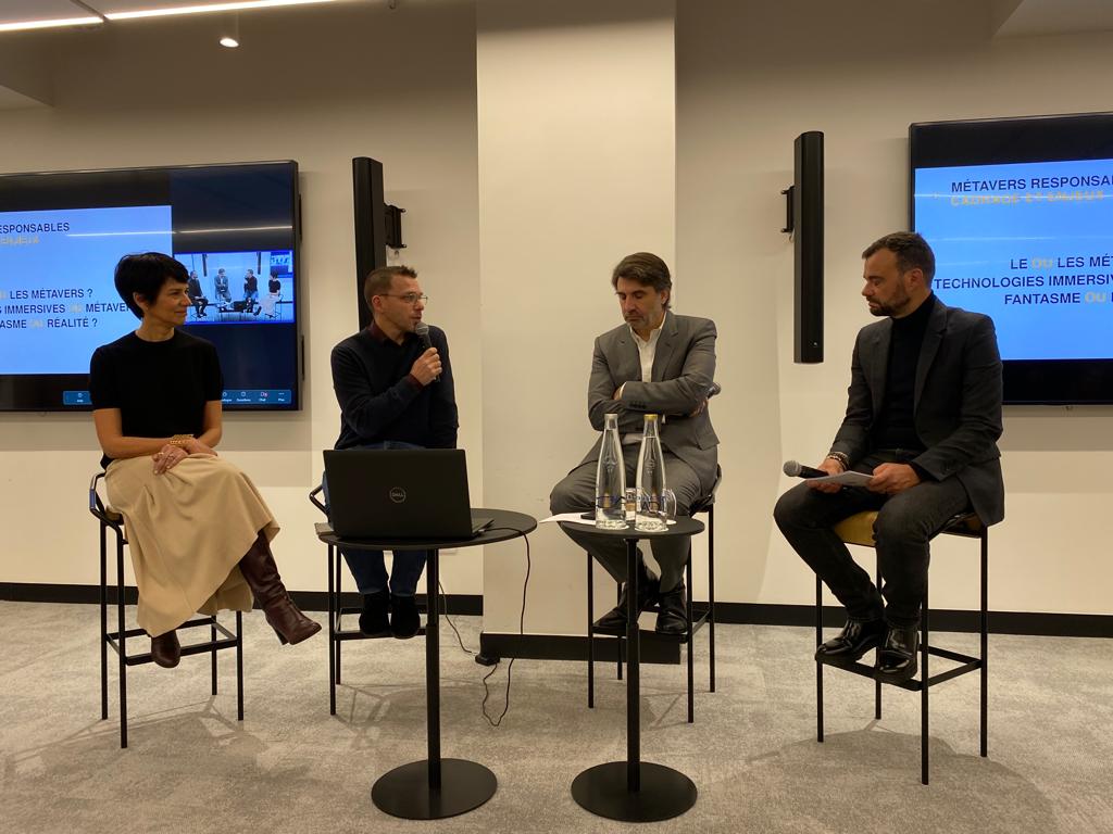 fbardeau's tweet photo. Super échange ce matin avec @philrod chez @AugustDebouzy sur les #métavers comme levier de transformation positive des entreprises.
Merci @HavasParis @nnarcisse #NewDeal #ADpositive
ping @SimplonF @MetacircleEU https://t.co/ErOK9Y05c9