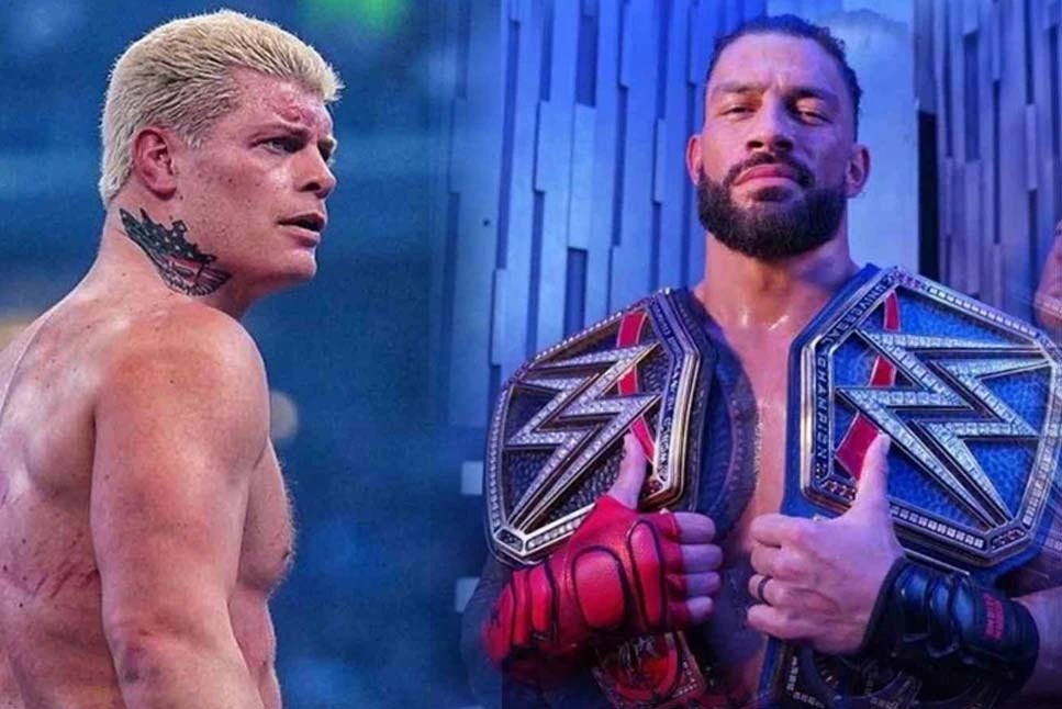 FromSquared's tweet photo. Do you think Cody Rhodes vs Roman Reigns will be a good #WrestleMania main event?

#wwe #WWERaw #RomanReigns #CodyRhodes #RoyalRumble #royalrumble2023 #RoyalRumbleWinner #WrestleMania39 #WrestleManiaGoesHollywood #WrestlemaniaHollywood #WWERoyalRumble2023 #WWERoyalRumble #WWE2K22 https://t.co/Q9diqckvFk