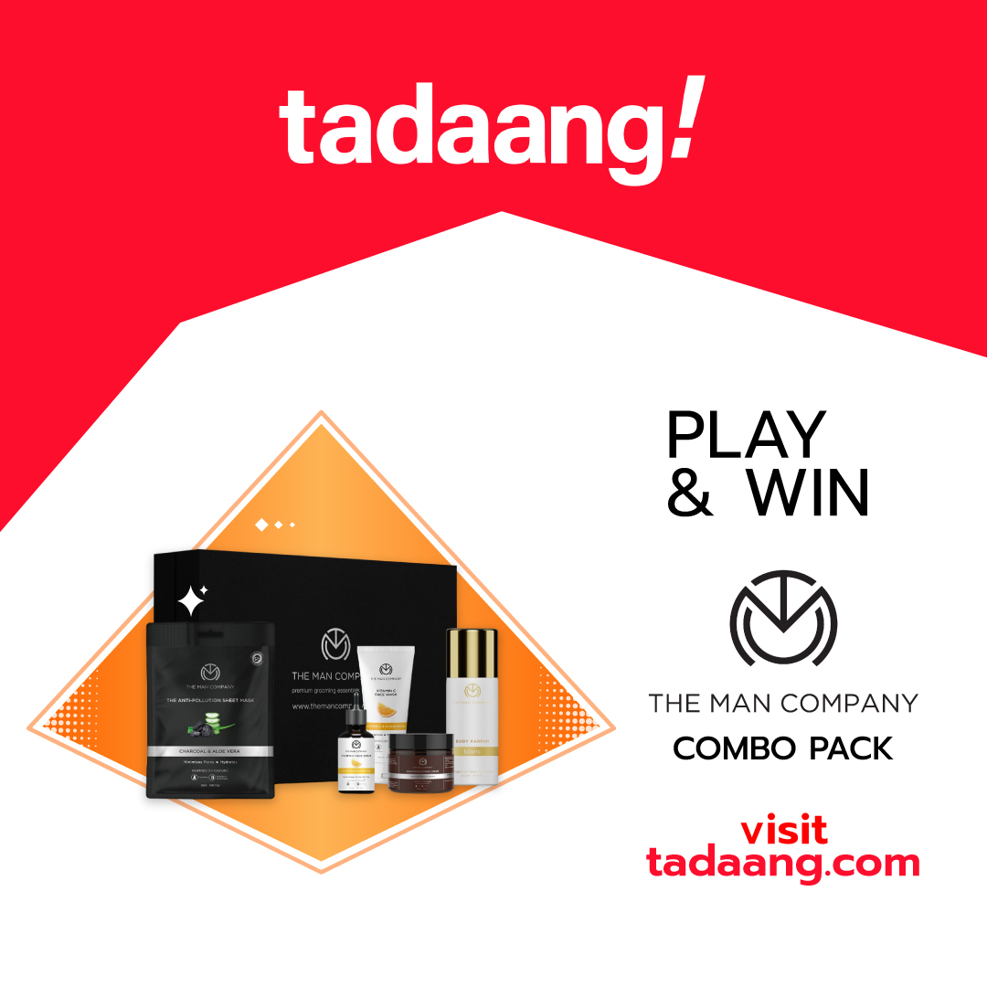 ta_daang's tweet photo. How about winning a special Skincare kit from The Man company?
Hurry! Register & play the contest at https://t.co/VHAm0lzs1B
#tadaang #winwithtadaang #contest #tadaangcontests #themancompany #combopack #playcontest #playandwincontest #getready #wincontest #onlinecontest https://t.co/JiW54dNQxZ