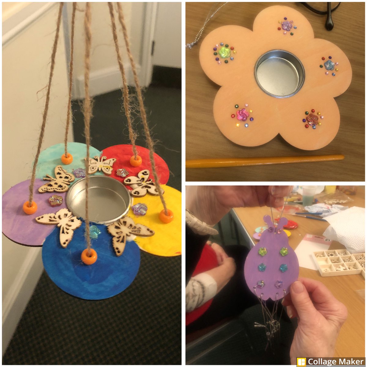 LivingwellOT's tweet image. Last week we spent a lovely Thursday afternoon decorating bird feeders and wind chimes with residents at The Lodge at EMH Taylor Avenue 🐦💨#wellbeingmatters #tryingsomethingnew #gettingtogether