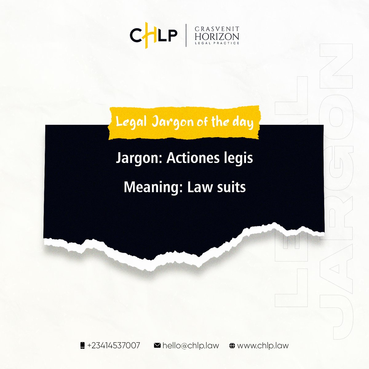 #legaljargon #law #chlplaw