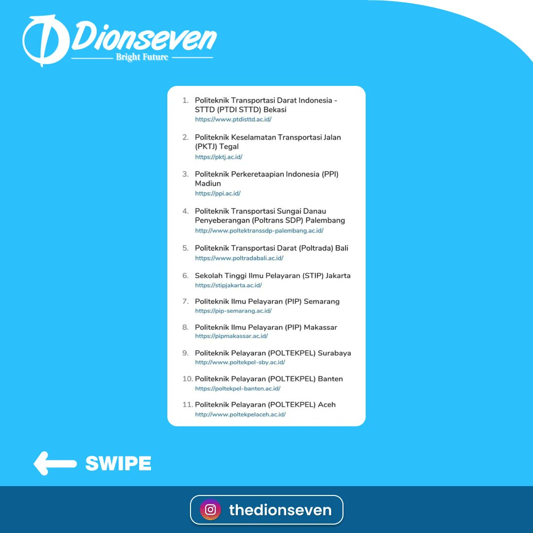 brainproid's tweet photo. Kemenhub adalah Kedinasan dengan kuota penerimaan terbesar karena dibawahnya terdapat 21 sekolah kedinasan #kedinasan #bimbelkedinasan #sttd https://t.co/ULRQph02Xu