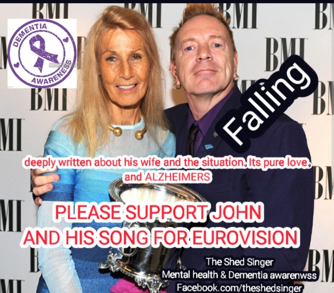 John Lydon was sensational this morning. So deeply sincere.He broke my heart, so human. Please support John's song and send love to the couple, who fight the same fight as us. #johnlydon #Alzheimers #dementia #love #eurovision