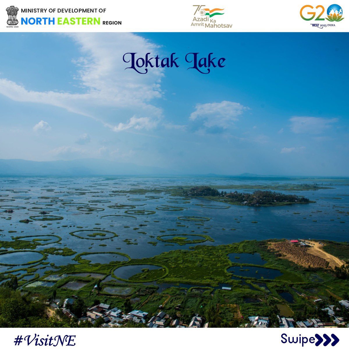 niteshs88's tweet photo. Keibul Lamjao National park is the only floating National park in the world. Is an integral park of Loktak Lake is the last natural habitats of dancing deer 🦌 (Sangai) of manipur #NationalPark #Manipur #Dancingdeer #sangai #Loktaklake https://t.co/lFDbgG5n8i
