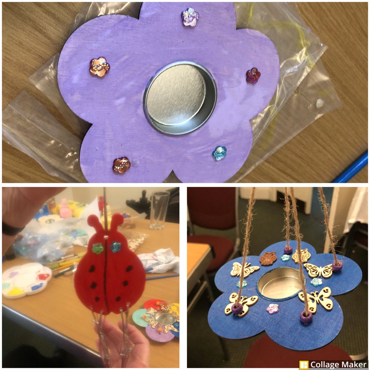 LivingwellOT's tweet image. Last week we spent a lovely Thursday afternoon decorating bird feeders and wind chimes with residents at The Lodge at EMH Taylor Avenue 🐦💨#wellbeingmatters #tryingsomethingnew #gettingtogether