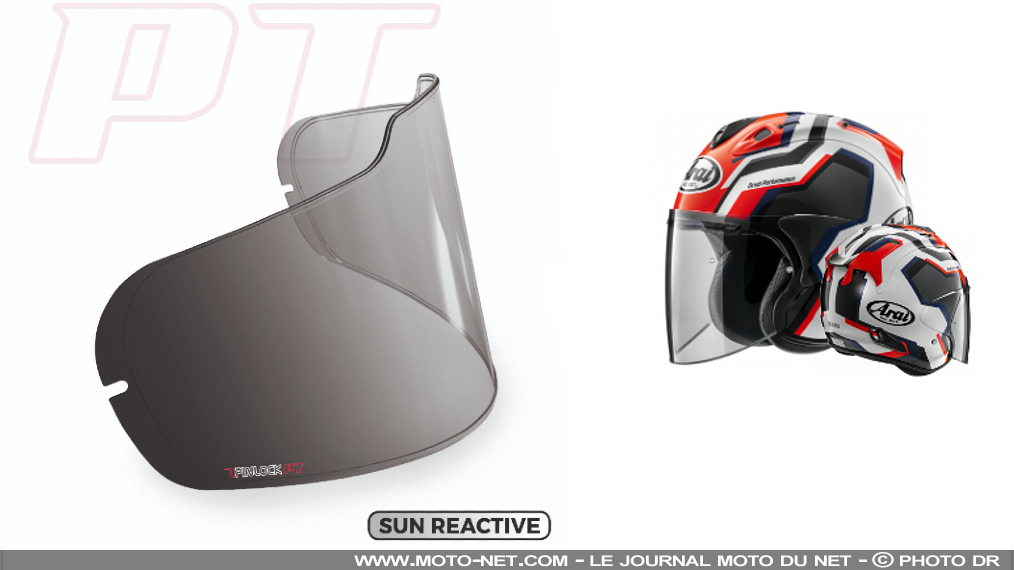 MotoNetCom's tweet photo. Le distributeur européen des casques #moto #Arai propose une lentille antibuée développée avec #Pinlock qui se teinte automatiquement au soleil via un traitement photochromique.
Présentation : https://t.co/0lJ7Jd3nAH https://t.co/amhkcXJg7L