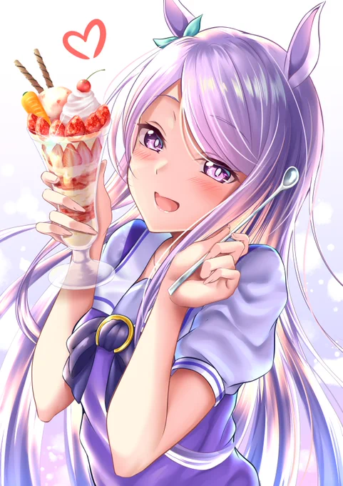 メジロマックイーンとパフェ#ウマ娘 