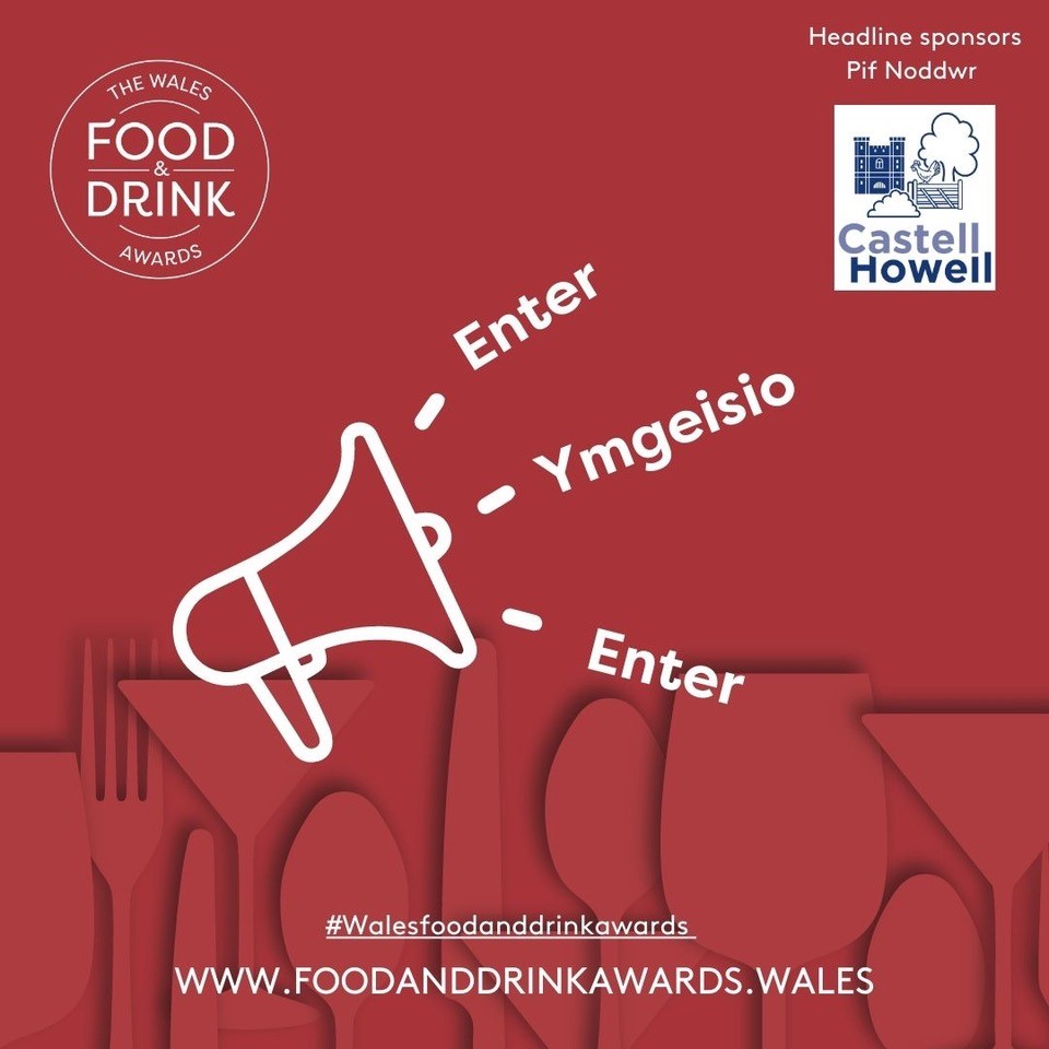 Applications are now open for The Wales Food and Drink Awards 2023!

This year’s awards will take place on May 18 at Venue Cymru. You can enter for the different categories on the awards’ website – the deadline is March 17. Best of luck!

foodanddrinkawards.wales

#FoodDrinkWales