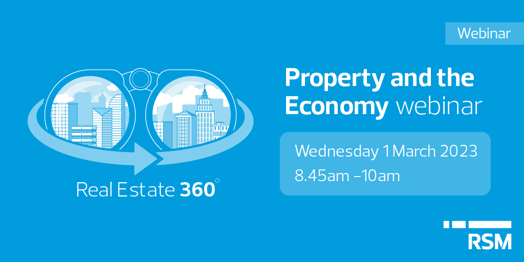 📅 Join us on 1 March at 8.45am, as our expert panellists will analyse recent events and offer views on investment, government policy and what the future holds for commercial and residential markets

Register here ➡ bit.ly/3kTD7S4

#RSMUK #Property #Economy