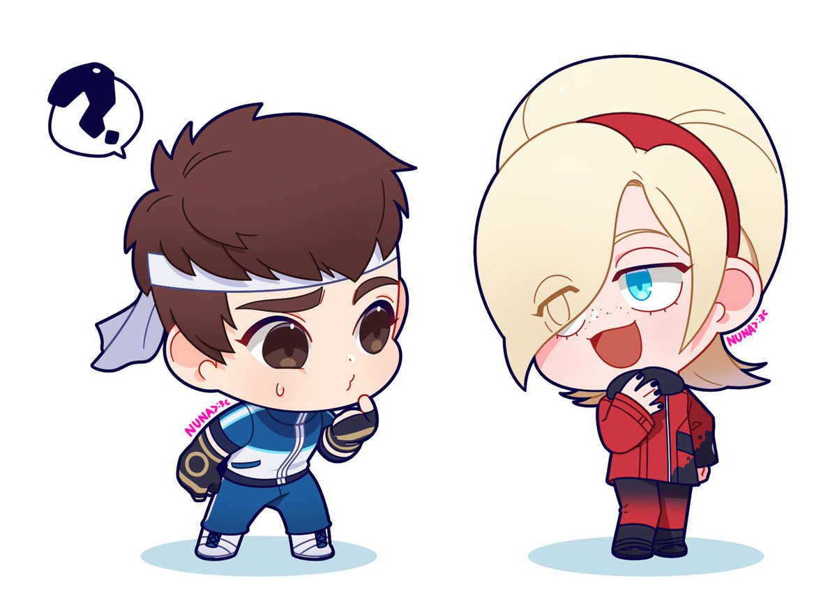 서로의 반응이 귀여움 

#KOF15 #KOFXV #ShingoYabuki #AshCrimson