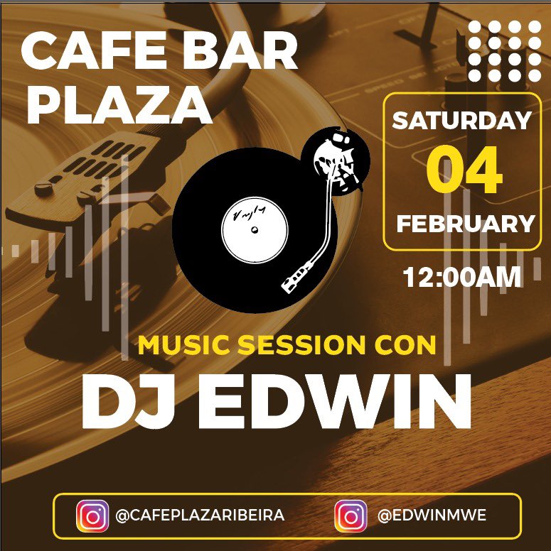 This Saturday!!! @CafeBarPlaza