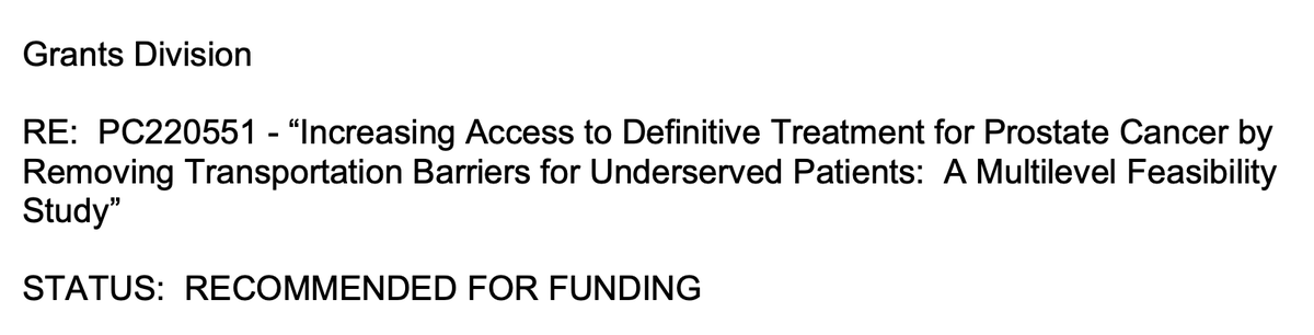 Huge congratulations to @qdtrinh for his DOD Health Disparity Research Award recommended for funding this week. Continuing to forge a path for high-impact disparities research. @PCFnews @AmerUrological @ACSNewEngland @adamkibel_uro @DrChoueiri @CSPH_BWH @DanaFarber_GU