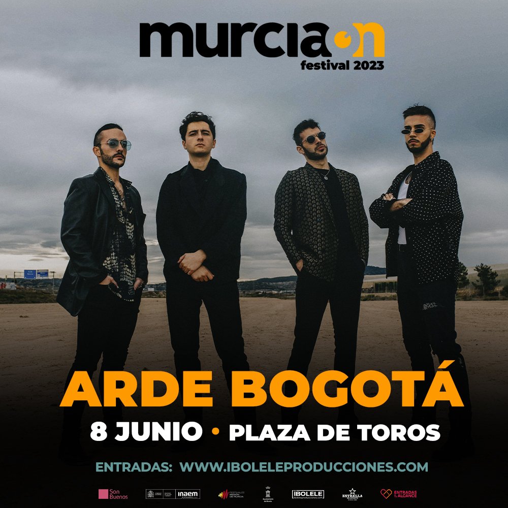 ARDE BOGOTÁ on X: ❤️‍🔥MURCIA❤️‍🔥 Vamos a ir CON TODO el 8 de junio.  Vamos a presentar el disco aquí. Pero esta vez no vamos a estar sentados. Y  no os podéis