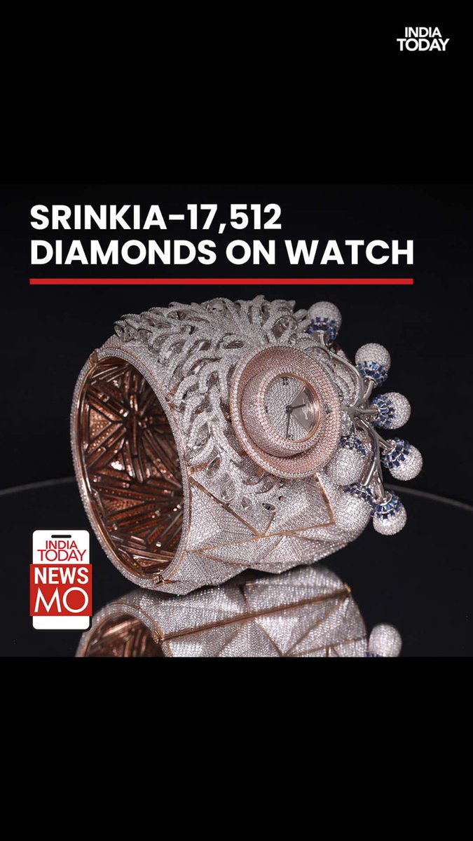 Srinkia is a diamond studded watch launched by Renani Jewels which has