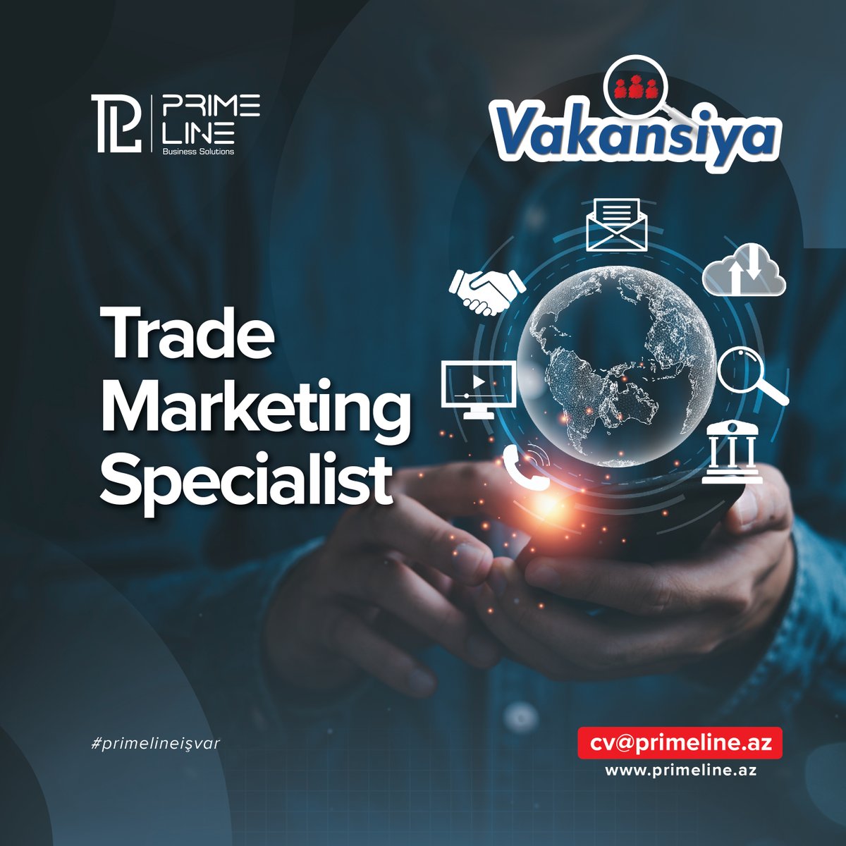 prime_line's tweet image. Vakansiya – Ticarət Marketinq Mütəxəssisi 👨🏽💼

Daha Ətraflı: primeline.az/az/vacancy/tic…

CV-nizi cv@primeline.az elektron ünvanına vakansiyanın adını “Ticarət Marketinq Mütəxəssisi” yazaraq göndərməyiniz xahiş olunur.

📬 cv@primeline.az
☎️ 012 488 05 83
🌏 primeline.az