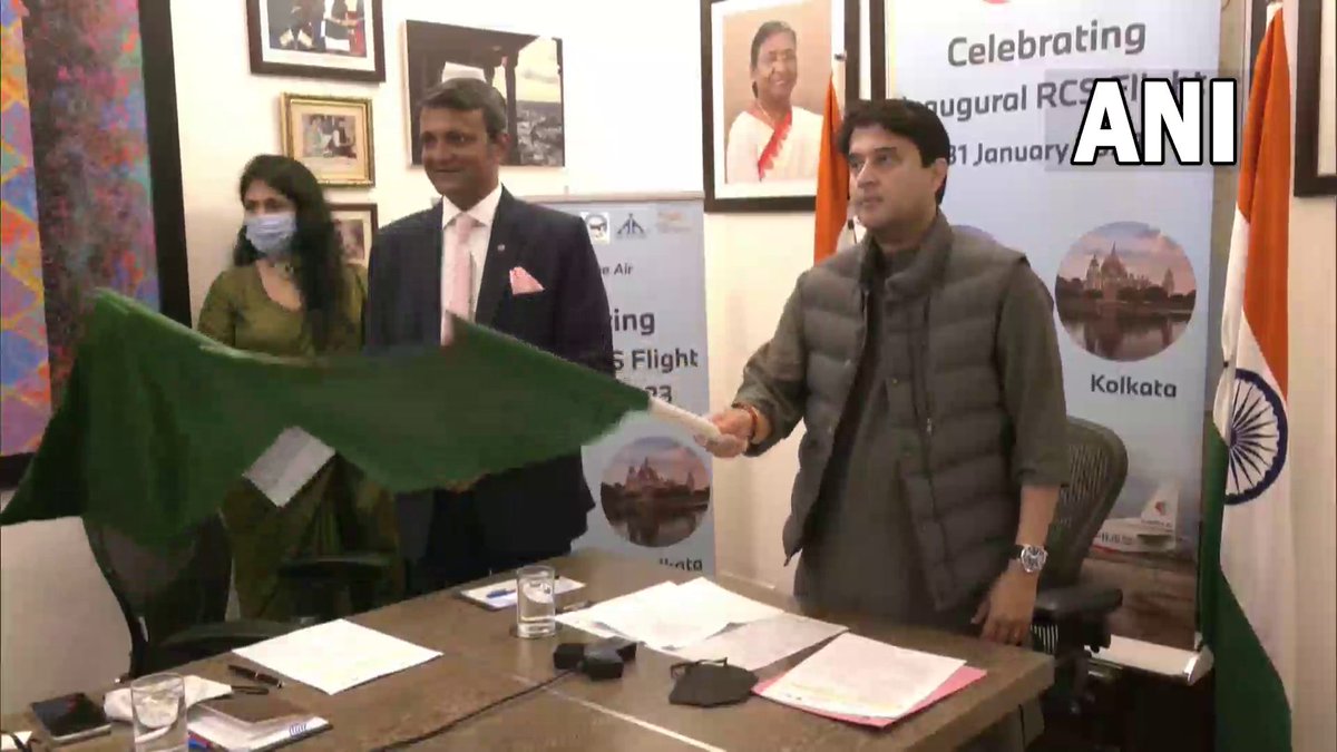ANI on Twitter "Civil Aviation Minister Jyotiraditya Scindia today