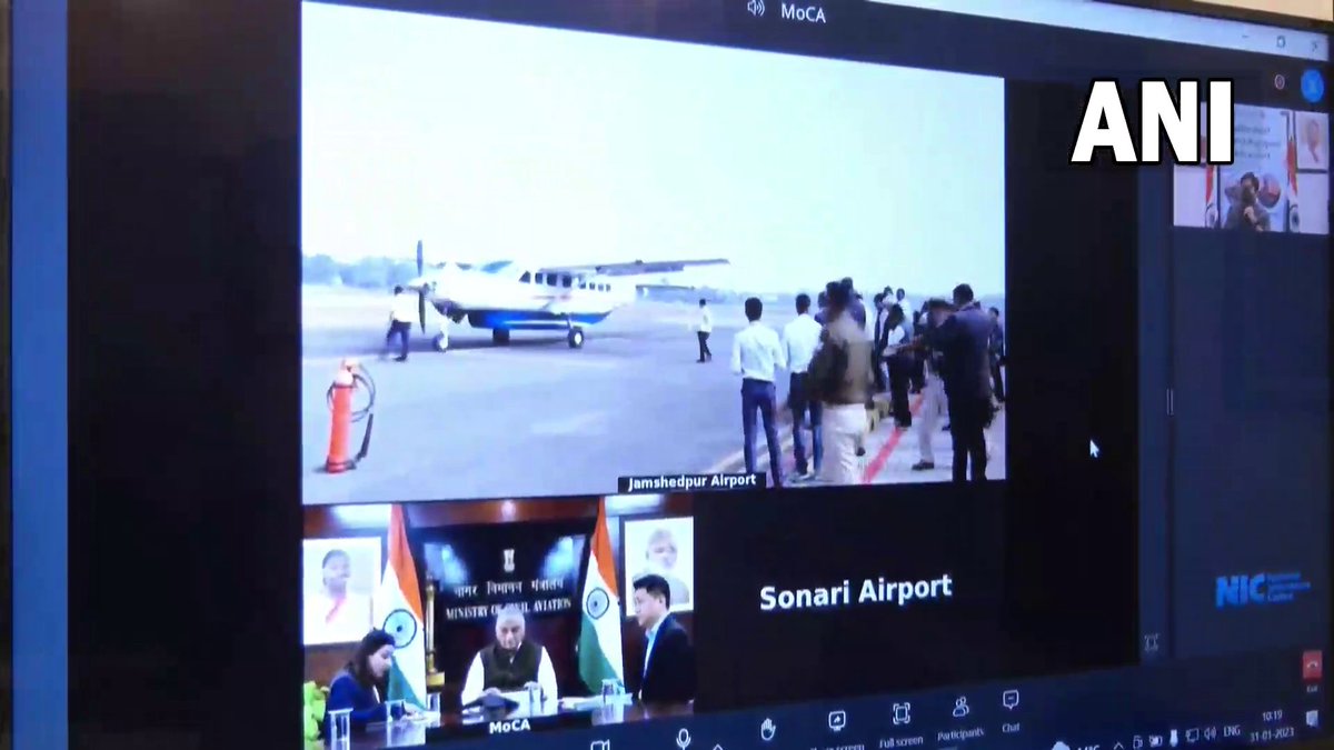 ANI on Twitter "Civil Aviation Minister Jyotiraditya Scindia today