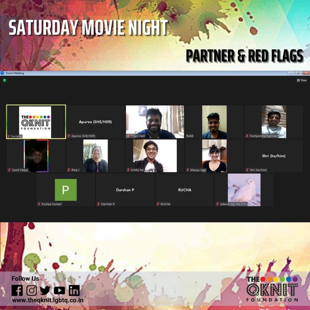 QKnitFoundation's tweet photo. For our January’s #SaturdayMovieNight we screened Partner by Trupil Pa &amp; Red Flags by Rohit Yadav. Both the movies were really amazing and our young filmmakers did a great job to make them. The screening was followed by a Q and A with the filmmakers.

#theqknit #movie #screening https://t.co/E4lBRBvOKW