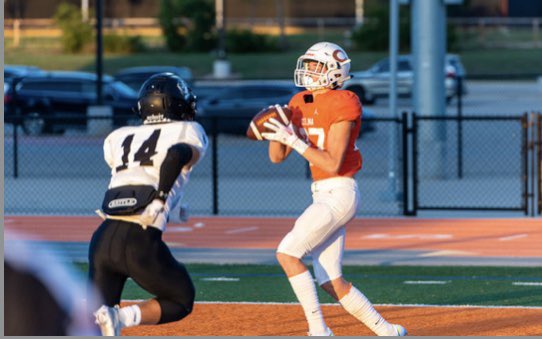 RecruitCelinaFB's tweet photo. @27Jackbrown 6’2 175lbs 
☑️ WR/DB 2023, 2nd TM All State
☑️ 41 catch-713 yards, 12 TDs, 1 INT, 2 FR 
☑️Multi-Sport Athlete-🏃‍♂️-🏈 2.90 GPA
☑️🏈 film- https://t.co/ZfQw763C0I
☑️ ⭐️-No 🏈 Scholarship Offers
☑️4.49 40-Pro Agility 4.57-Vertical 29.5 in
☑️180 Bench-275 Squat-185 Clean https://t.co/trURMijWlX