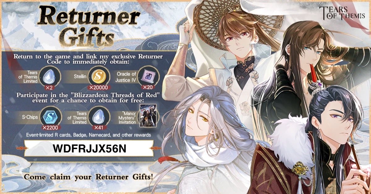 rkqive's tweet image. Welcome back to Stellis!#TearsOfThemis #BlizzardousThreadsofRed Download link: hoyo.link/081qBBAd