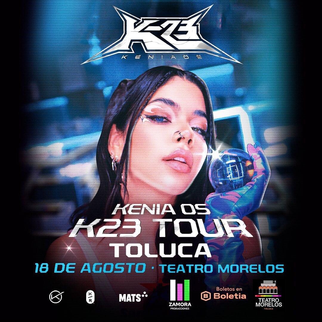 Kenia Os en Toluca 🤩
LISTA ACTUALIZADA DE PRECIOS:

Zona Kenini $2300
Zona Good Boy $2,000
Zona La invitación $1,750
Zona Plutón $1,300
Zona Toketeo $700

🔴 PRECIOS MÁS CARGOS POR SERVICIO

#KeniaOs #K23Tour #Toluca #ZamoraProducciones