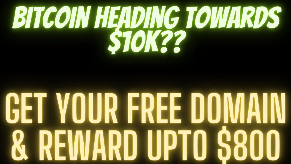 idlemastergame's tweet image. BTC To $10k Very Soon?? Free Domain Airdrop

youtu.be/Dagu7ikfzqY

#BTC #BItcoin #ETH #XRP #SHiba #Binance #Bnb #Bsc #Kucoin #cryptomarket #OKX #cryptomarket #Metaverse #NFT