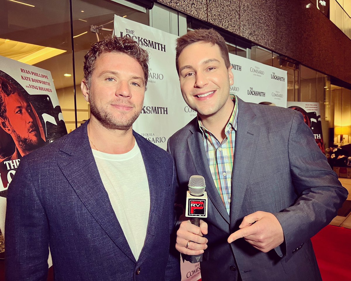 ChrisTrondsen's tweet image. On the red carpet with the talented actor Ryan Phillippe at the premiere of his new film “The Locksmith!”

It was an honor, especially since he was real kind and super chill in person. 🙌🏼 

#RyanPhillippe @RyanPhillippe