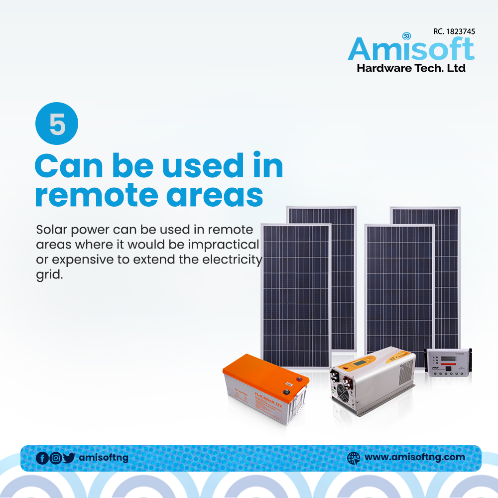 amisoftng's tweet photo. Solar power is a clean, renewable energy source that can help to reduce greenhouse gas emissions and combat climate change. Some of the key environmental benefits are discussed in this post https://t.co/ptpSVRA2be
 #solarcharger
 #energyindustry
 #EnergyandFocus https://t.co/bRjOvnJfSY