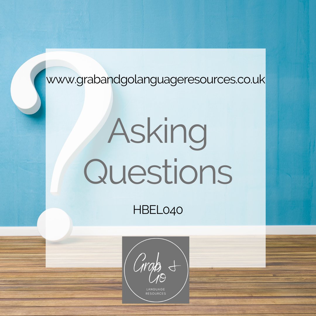 Resource of the Day:

Asking Questions

This structured speaking activity encourages learners to construct questions

Available at: ow.ly/paLU50KExsW

#mfltwitterati
#alevelfrench
#gscefrench
#learnfrench
#teachfrench