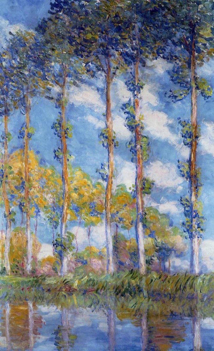 allontanarsio's tweet photo. Poplars painted by Claude Monet https://t.co/jiuzeA9skW