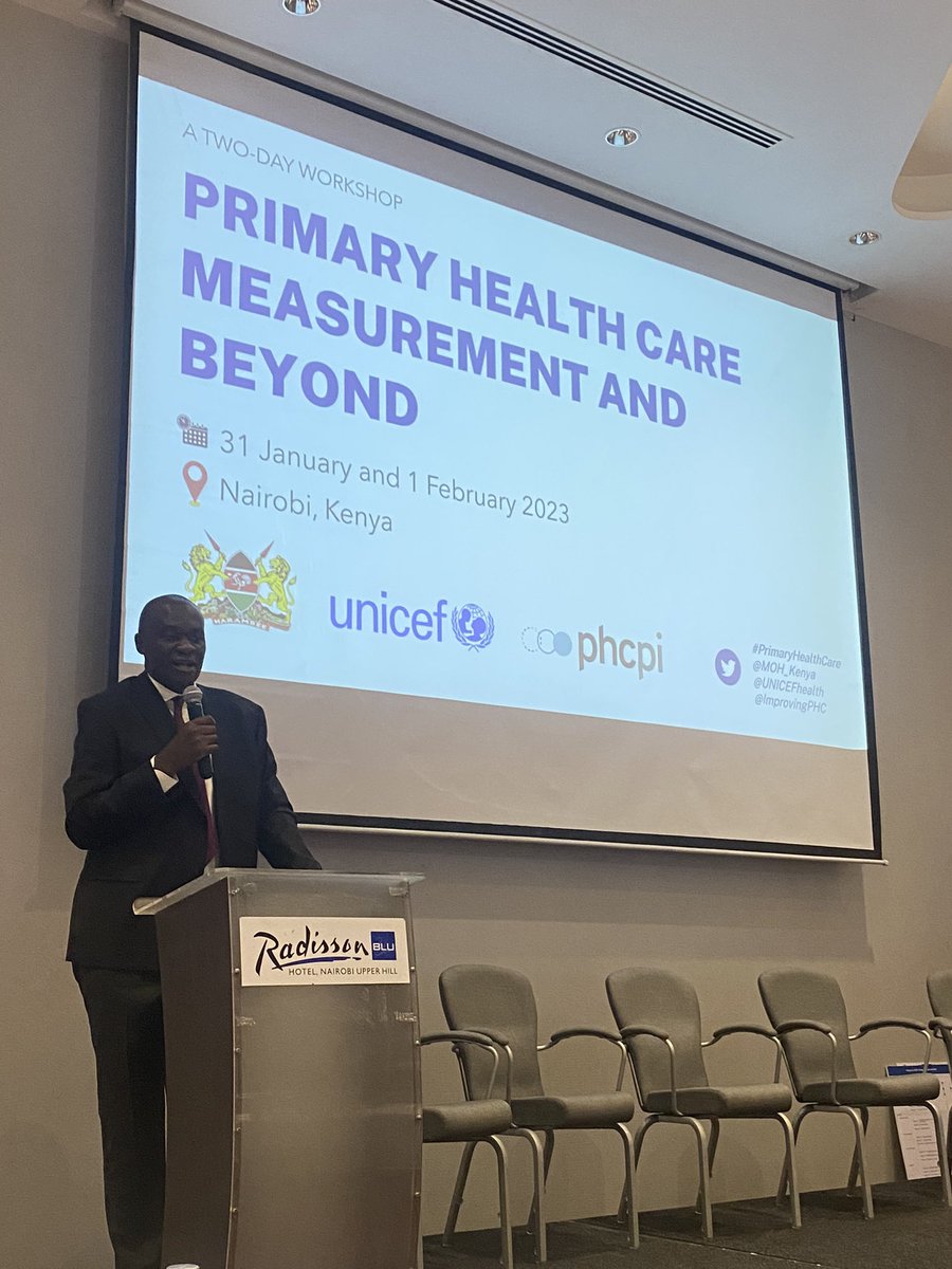 “For low- and middle-income countries, universal health coverage can only be delivered by #PrimaryHealthCare - there is no other option for us.”

- <a href="/DrPatrickAmoth/">Dr. Patrick Amoth, EBS</a>, Director General for Health, <a href="/MOH_Kenya/">Ministry of Health</a> opens the workshop with a powerful call to action #PHC4UHC